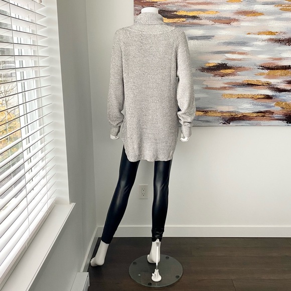 Cowl Neck Knit Tunic Sweater - Picture 4 of 13